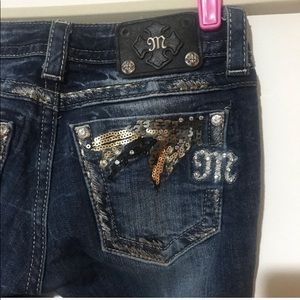 Miss Me JE5456B4L Boot Jeans Size 26 Some Distress